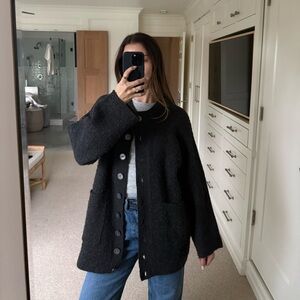 J. Crew Relaxed milano-stitch cardigan